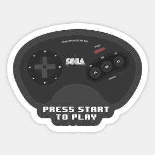 press start to play Sticker